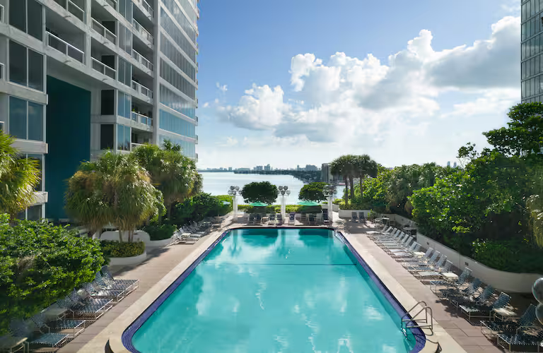 Hotel Pool facing east